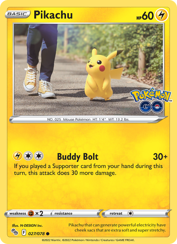 Pikachu (27) - [Pokemon Go] - (027/078)