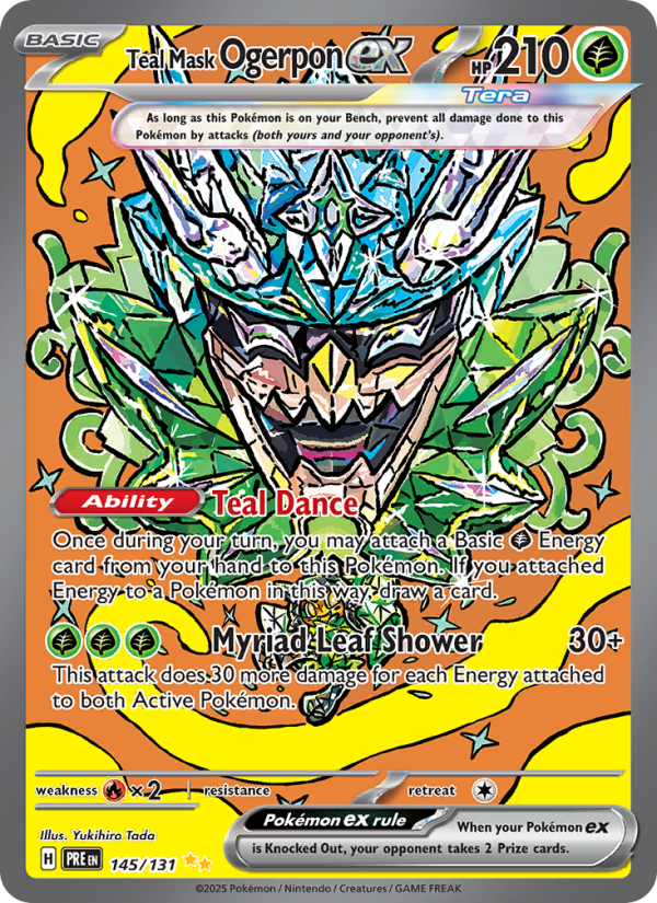 Teal Mask Ogerpon ex - [Prismatic Evolutions] - (145/131)