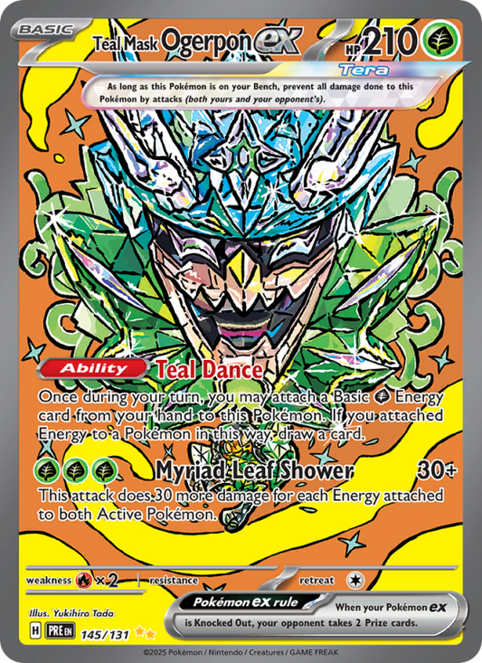 Teal Mask Ogerpon ex - [Prismatic Evolutions] - (145/131)