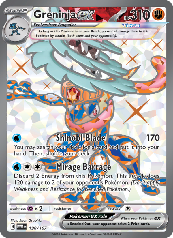 Greninja ex - [Twilight Masquerade] - (198/167)
