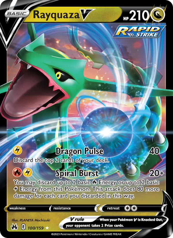 Rayquaza V - [Crown Zenith] - (100/159)