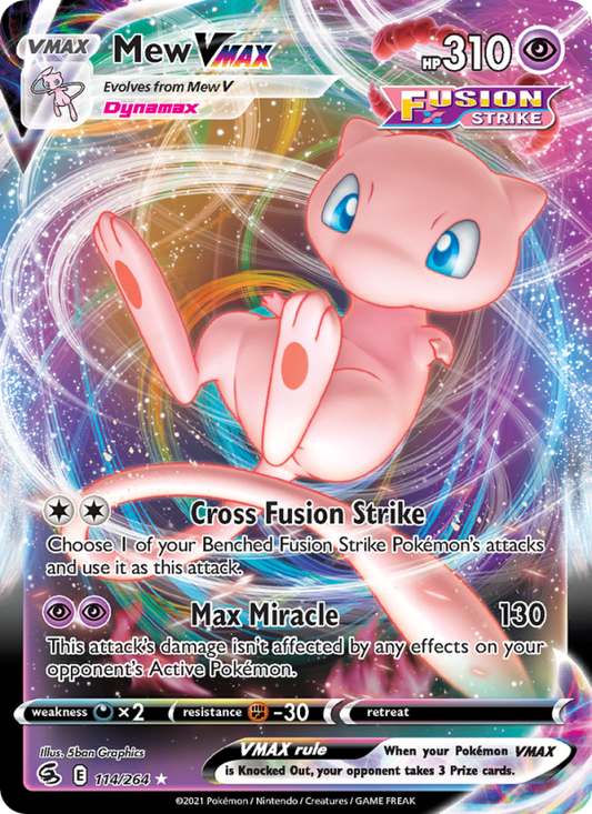 Mew VMAX - [Fusion Strike] - (114/264)