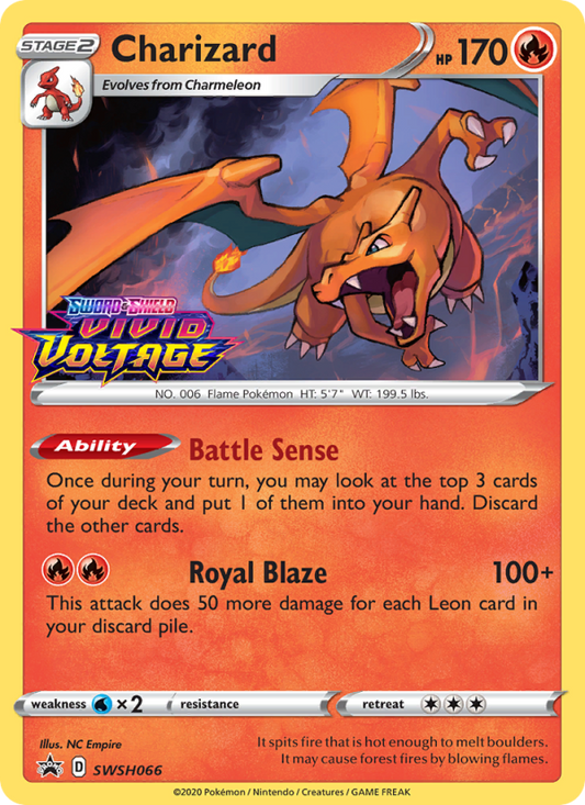 Charizard (Prerelease) - [Sword & Shield Promo] - (SWSH066)