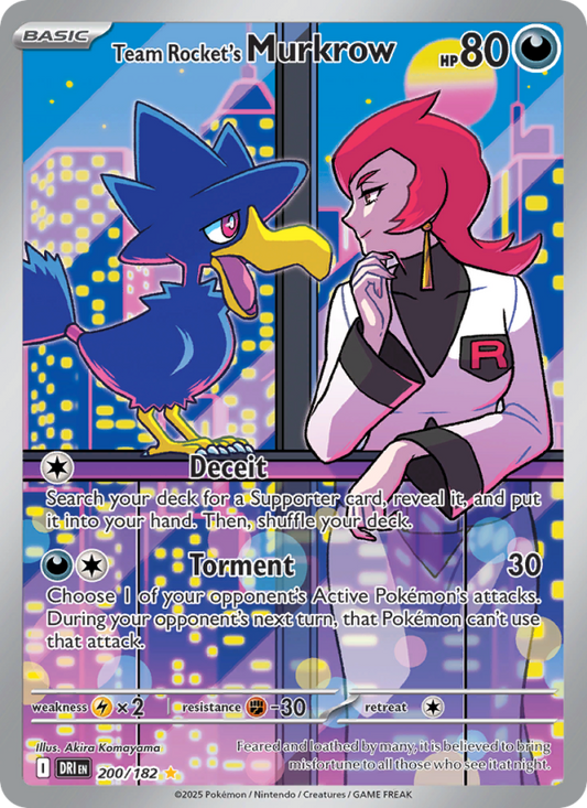 Team Rocket's Murkrow - [Destined Rivals] - (200/182)