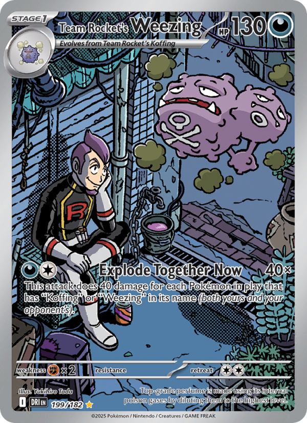 Team Rocket's Weezing - [Destined Rivals] - (199/182)