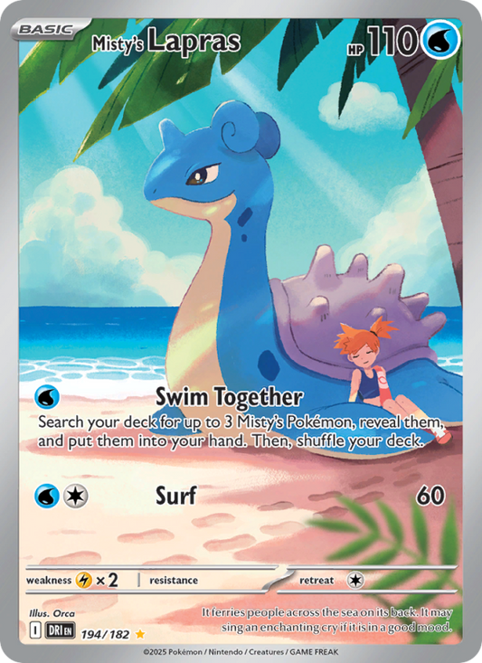 Misty's Lapras - [Destined Rivals] - (194/182)