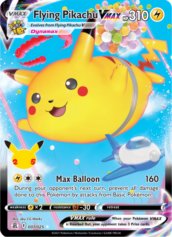 Flying Pikachu VMAX - [Celebrations] - (007/025)