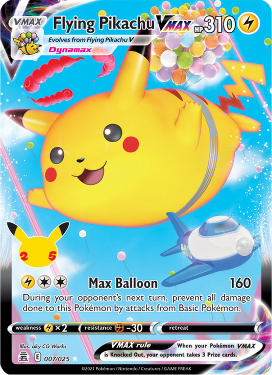 Flying Pikachu VMAX - [Celebrations] - (007/025)
