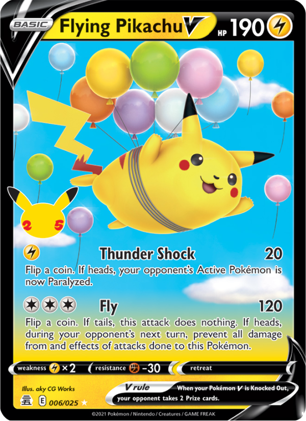 Flying Pikachu V - [Celebrations] - (006/025)