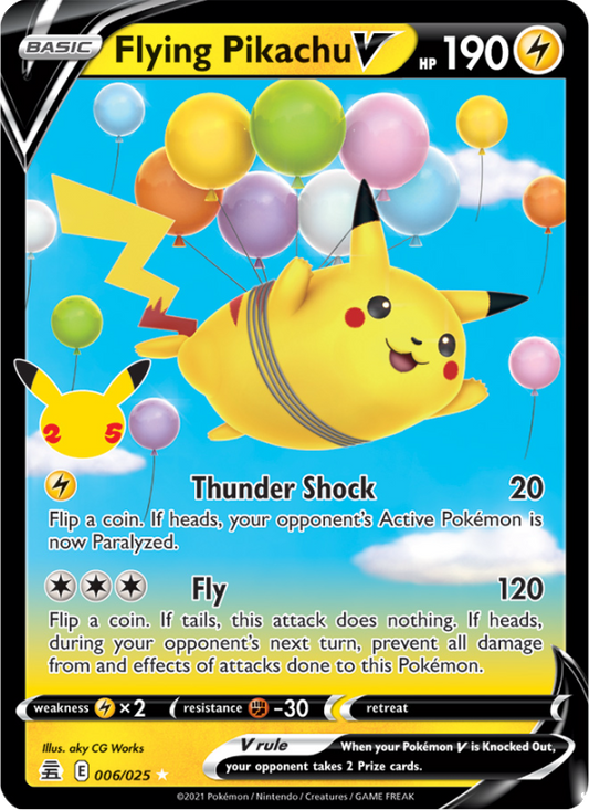 Flying Pikachu V - [Celebrations] - (006/025)