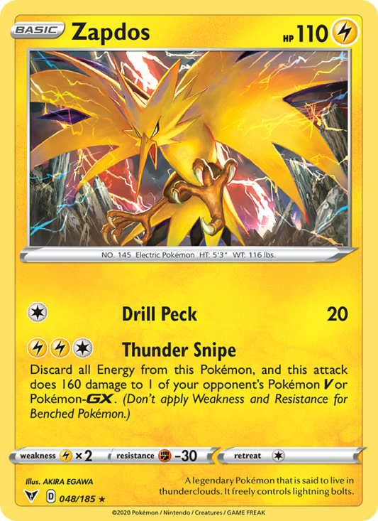 Zapdos - [Vivid Voltage] - (048/185)