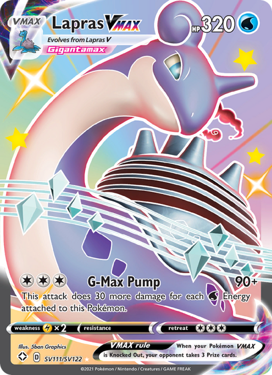 Lapras VMAX - [Shining Fates: Shiny Vault] - (SV111/SV122)