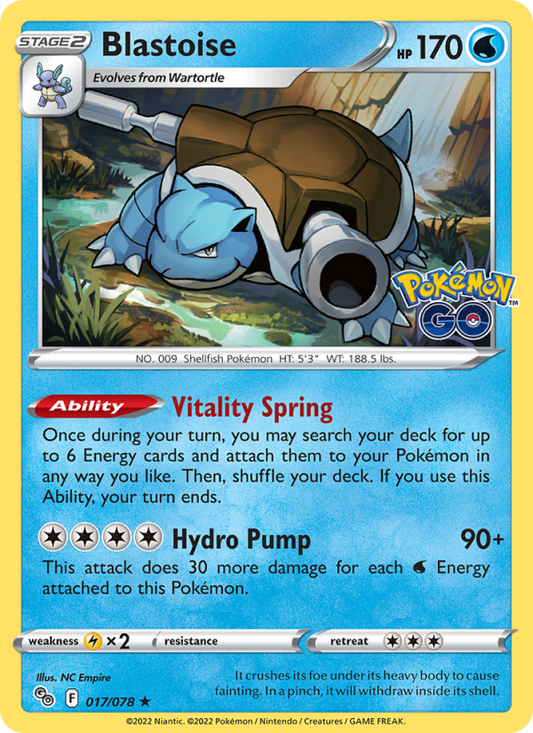 Blastoise - [Pokemon Go] - (017/078)